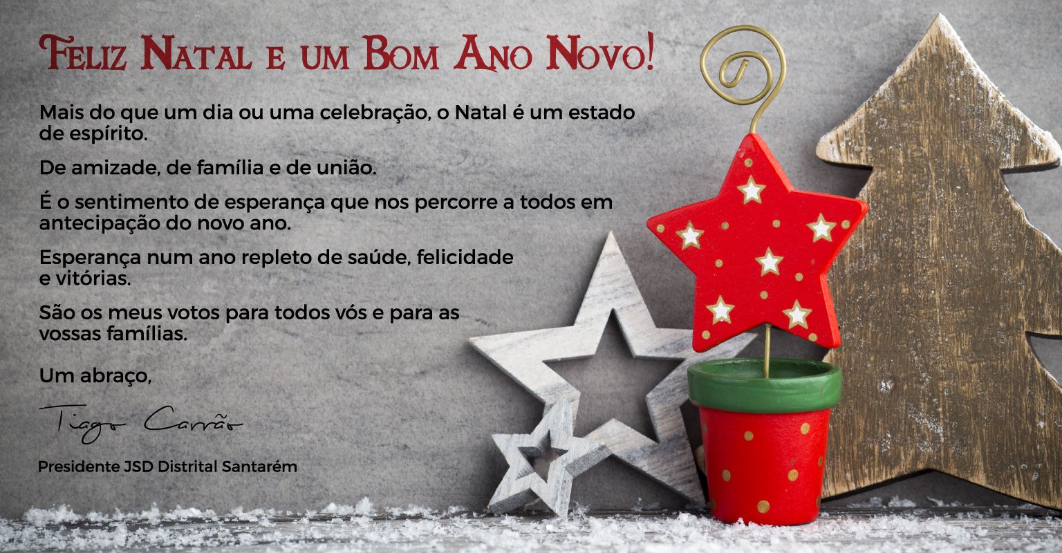 Feliz Natal e um Bom Ano Novo! - Tiago Carrão